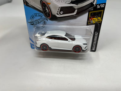 2018 Honda Civic Type R #171 * WHITE * 2019 Hot Wheels