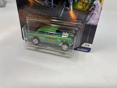 '55 Chevy Bel Air Gasser * Hot Wheels Car Cutlure Drag Strip Demons