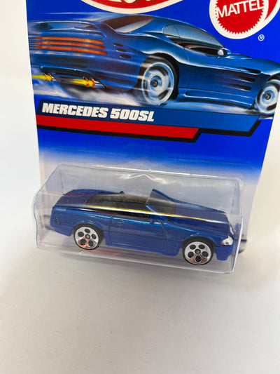 Mercedes 500SL #134 * BLUE w/ 5Dot  Rims * 2000 Hot Wheels