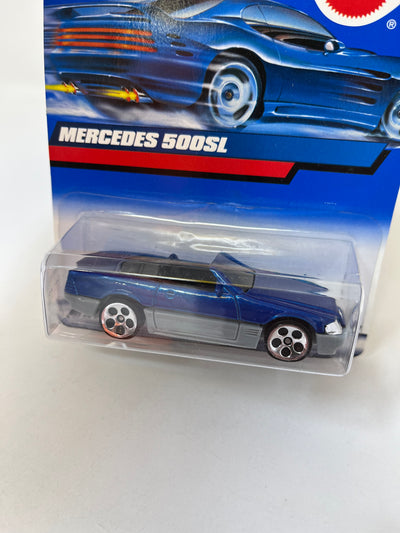 Mercedes 500SL #134 * BLUE/Grey  w/ 5Dot  Rims * 2000 Hot Wheels