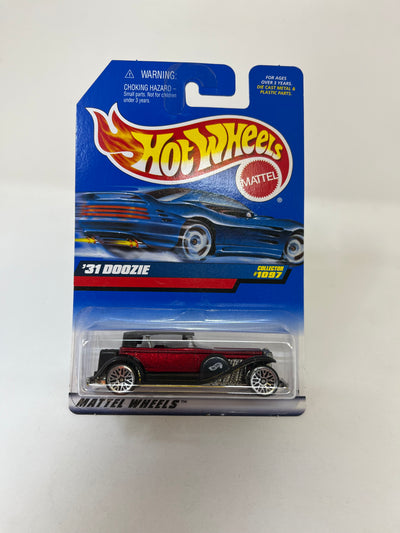 '31 Doozie #1097 * Red w/ Lace  Rims * 1998 Hot Wheels