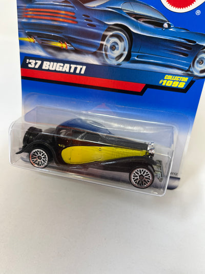 '37 Bugatti #1098 * Black/Yellow w/ Lace  Rims * 1998 Hot Wheels