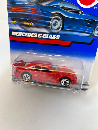 Mercedes C-Class #131 * RED w/ 5Dot Rims * 2000 Hot Wheels