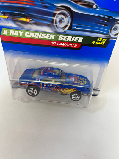 '67 Chevy Camaro #947 * Blue w/ 5sp Rims * 1999 Hot Wheels Basic