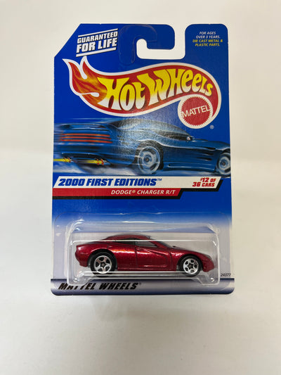Dodge Charger R/T * Red w/ 5sp Rims * 2000 Hot Wheels