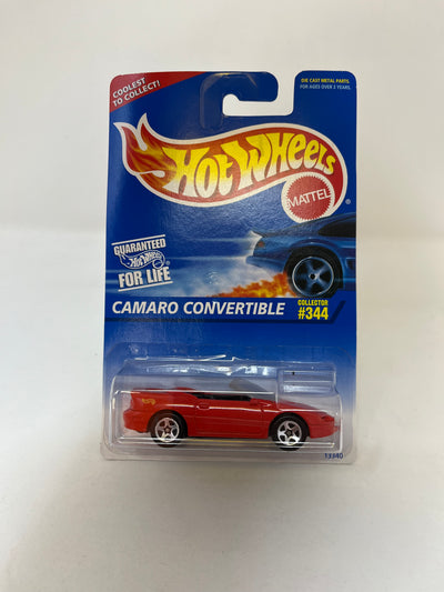 Chevy Camaro #344 * RED w/ 5sp Rims * 1998 Hot Wheels