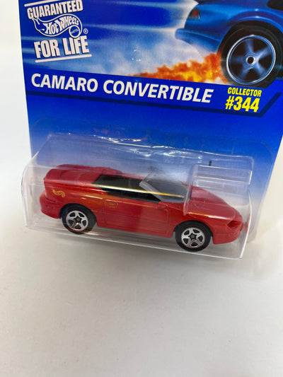 Chevy Camaro #344 * RED w/ 5sp Rims * 1998 Hot Wheels