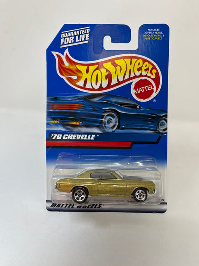 '70 Chevy Chevelle #107 * Gold * 2000 Hot Wheels