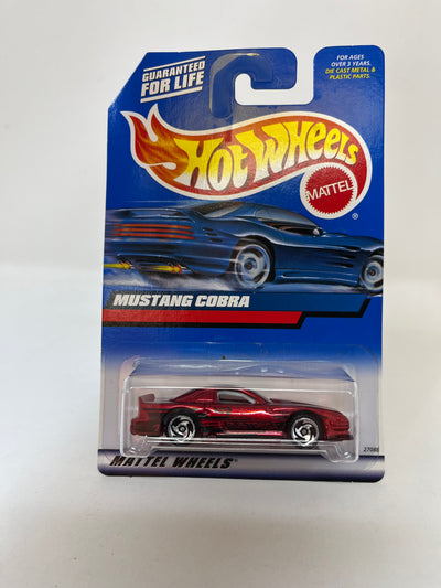 Ford Mustang Cobra #121 * Burgundy * 2000 Hot Wheels