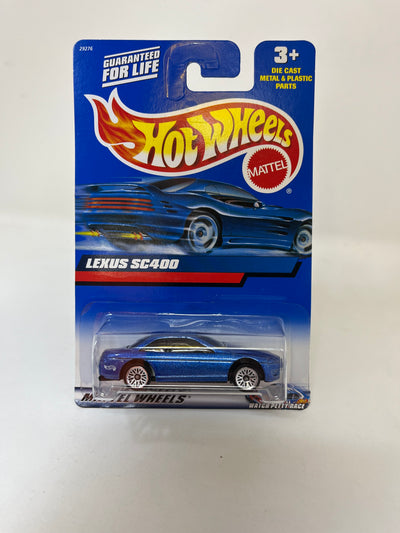 Lexus SC400 #210 * Blue w/ Lace Rims * 2000 Hot Wheels