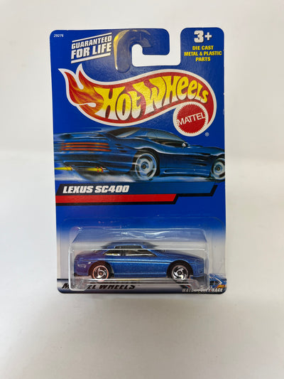 Lexus SC400 #210 * Blue w/ Razor Rims * 2000 Hot Wheels