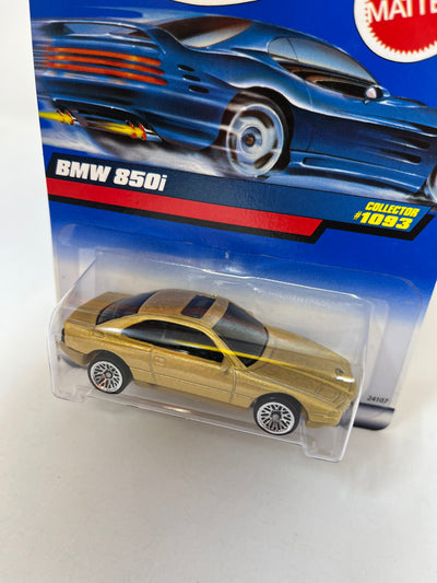 BMW 850i #1093 * Gold w/ Lace  Rims * 1999 Hot Wheels