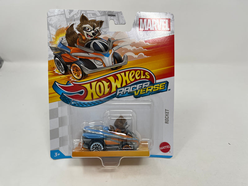 Rocket MARVEL * 2024 Hot Wheels Racer Verse Case M * NEW!!