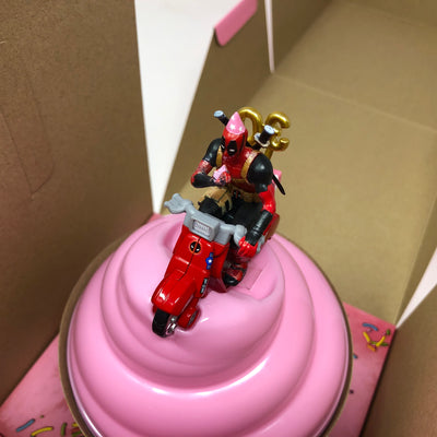 Deadpool Marvel Birthday * Hot Wheels Mattel Creations RLC