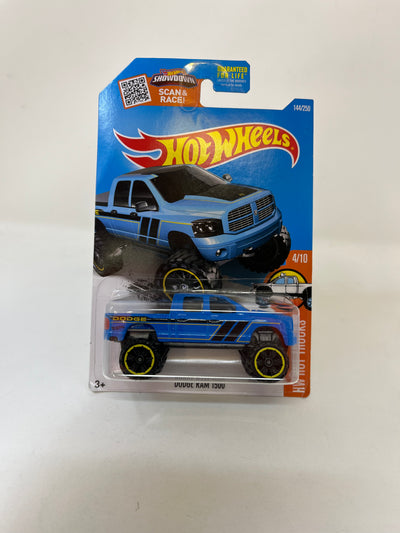 Dodge RAM 1500 #144 * Blue Walgreens Only * 2015 Hot Wheels
