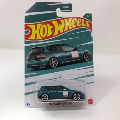 '92 Honda Civic EG * Green * Hot Wheels Honda Anniversary Series