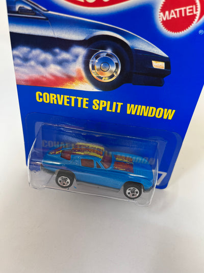 Corvette Split Window #197 * Blue * Hot Wheels Blue Card