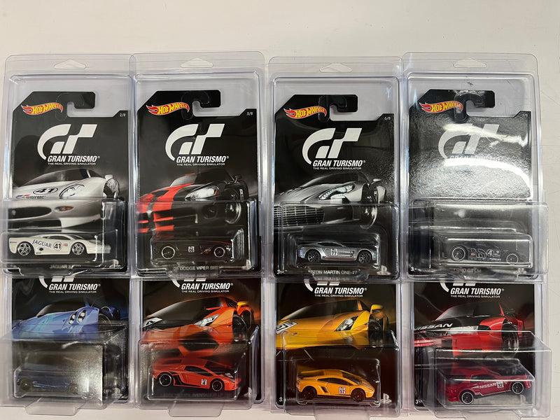 Gran Turismo Black Card * 8 Car Set * Hot Wheels Playstation