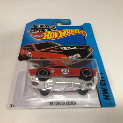 '70 Toyota Celica #24 * RED * 2014 Hot Wheels