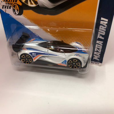 Mazda Furai #96 * White * 2012 Hot Wheels