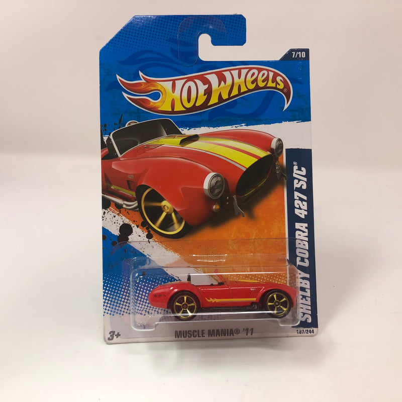 Shelby Cobra 427 S/C * Red Kmart * 2011 Hot Wheels