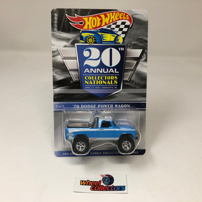 '70 Dodge Power Wagon * Hot Wheels 20th Collector's Nationals Convention