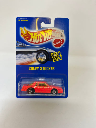 Chevy Stocker #170 Metal Flake Paint * Hot Wheels Blue Card