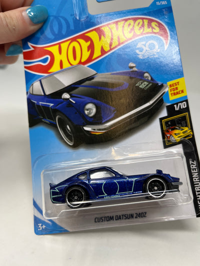 Custom Datsun 240Z #15 * Blue * 2018 Hot Wheels Basic