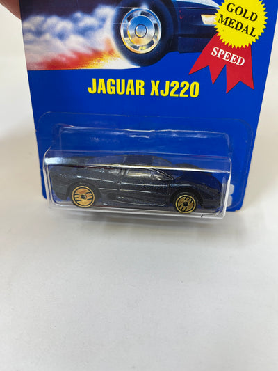 Jaguar XJ220 #203 w/ UH Gold Rims * Hot Wheels Blue Card