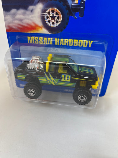 Nissan Hardbody #131 * Black * Hot Wheels Blue Card