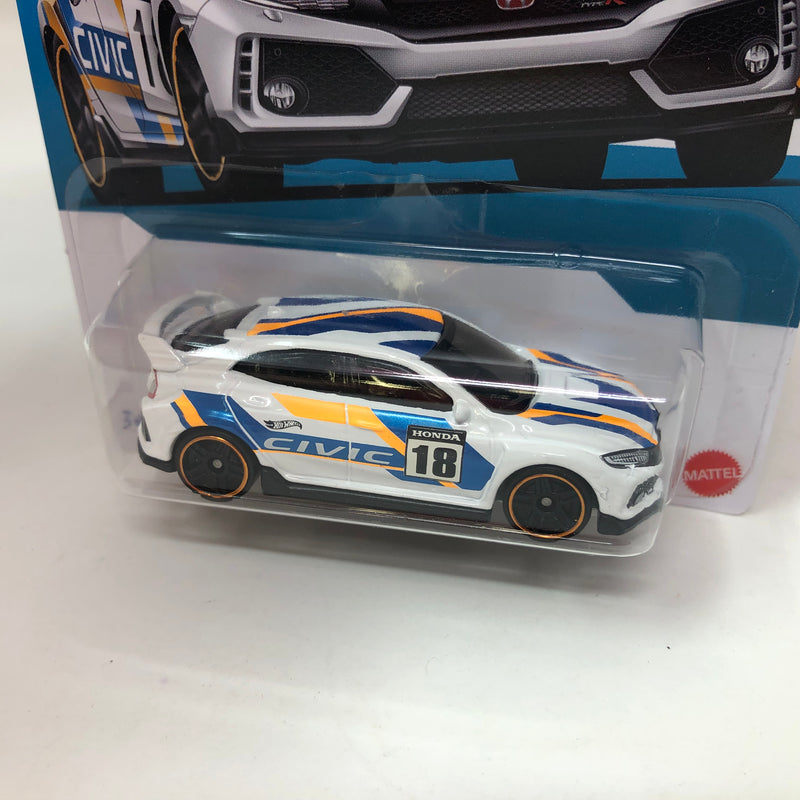 2018 Honda Civic Type R * White * Hot Wheels Honda Anniversary Series