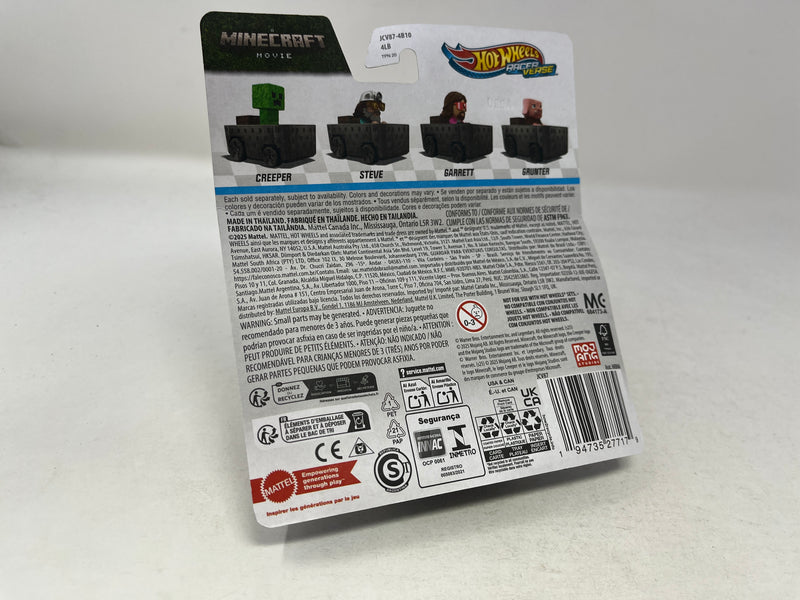 Garrett Minecraft Movie* 2025 Hot Wheels Racer Verse Case E * BAD CARD