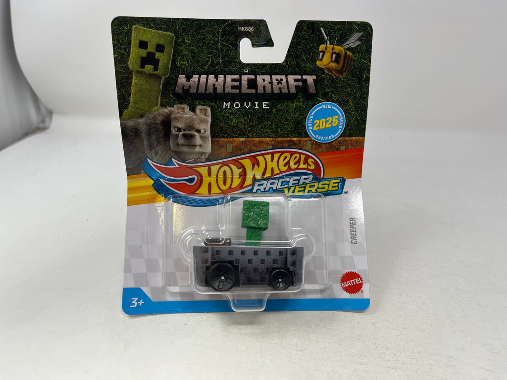 Creeper Minecraft Movie 2025 Hot Wheels Racer Verse Case E