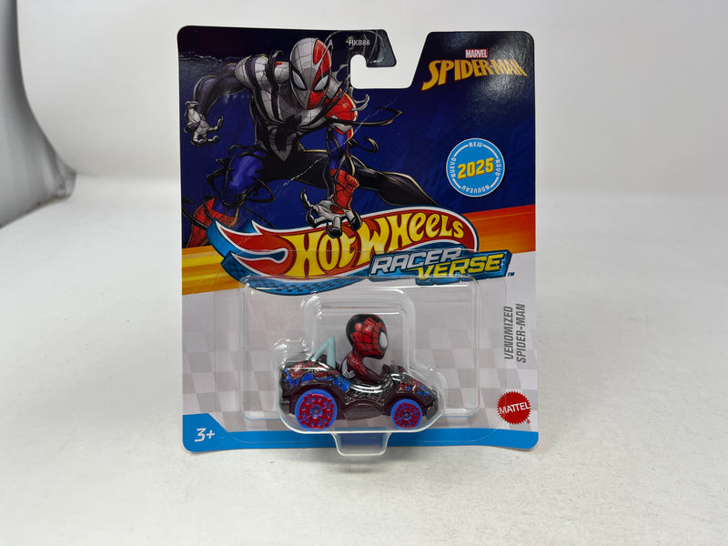 Venomized Spider-Man Marvel * 2025 Hot Wheels Racer Verse Case E * BAD CARD