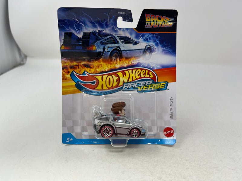 Marty McFly Back to the Future * 2025 Hot Wheels Racer Verse Case E * BAD CARD