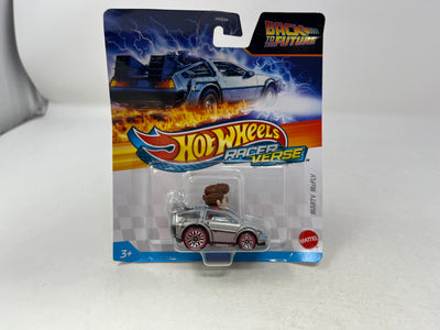 Marty McFly Back to the Future * 2025 Hot Wheels Racer Verse Case E * BAD CARD