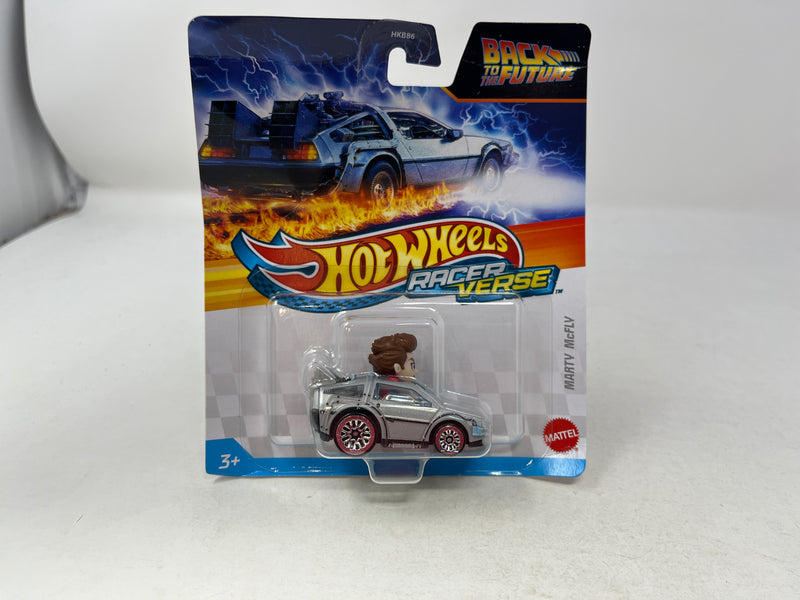 Marty McFly Back to the Future * 2025 Hot Wheels Racer Verse Case E * BAD CARD