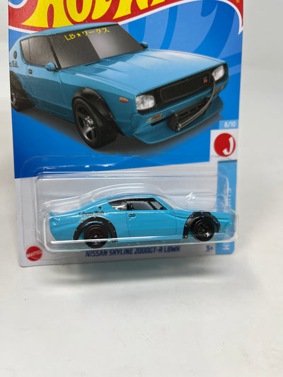 Nissan Skyline 2000Gt-R LBWK #174 * Blue * 2022 Hot Wheels