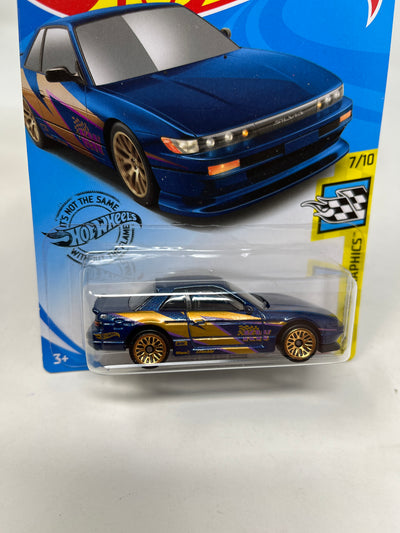 Nissan Silvia S13 #111 * 2020 Hot Wheels * Blue