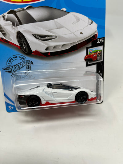 Lamborghini Centenario Roadster #170 * WHITE * 2020 Hot Wheels