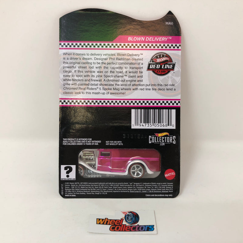 Blown Delivery Pink Party Car * Hot Wheels RLC Red Line Club