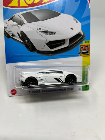 LB-Works Lamborghini Huracan Coupe #172 * White * 2022 Hot Wheels