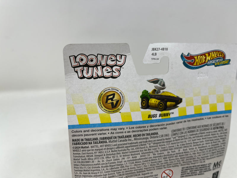 CHASE * Bugs Bunny Looney Tunes * 2025 Hot Wheels Racer Verse Case E * BAD CARD