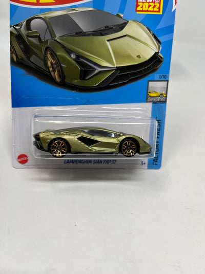 Lamborghini Sian FKP 37 #85 * Green * 2022 Hot Wheels