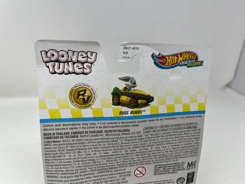 CHASE * Bugs Bunny Looney Tunes * 2025 Hot Wheels Racer Verse Case E * BAD CARD