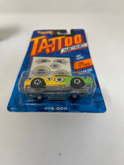 Eye-Gor  Porsche * 1992 Hot Wheels Tattoo Machines