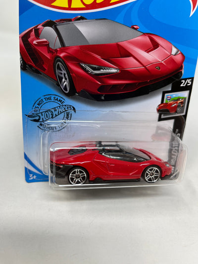 Lamborghini Centenario Roadster #170 * RED * 2020 Hot Wheels