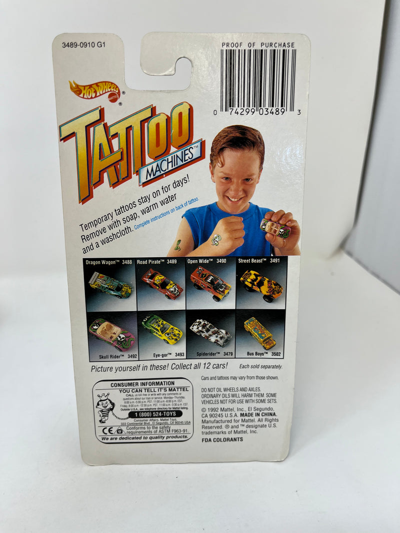 Road Pirate * 1992 Hot Wheels Tattoo Machines