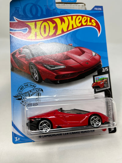 '16 Lamborghini Centerario Roadster #170 * RED * 2020 Hot Wheels Basic