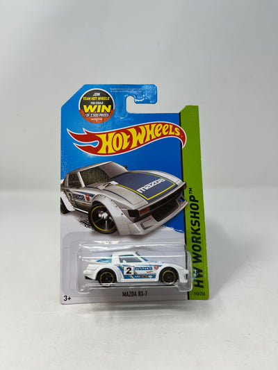 Mazda RX-7 #193 * White * 2013 Hot Wheels Basic